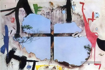 Joan Miró œuvres - Toile brûlée I Joan Miro